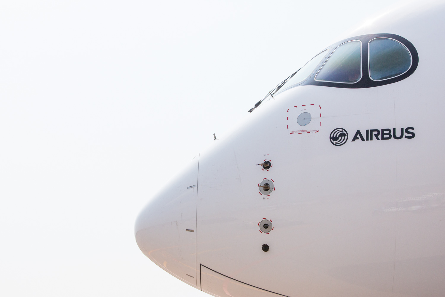 Photographie industriel - Nez de l'Airbus A350