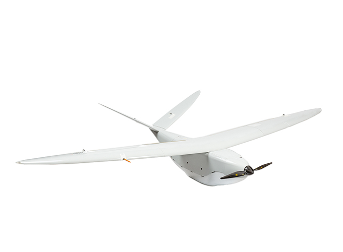 drone Delair sur fond blanc photographie produit packshot